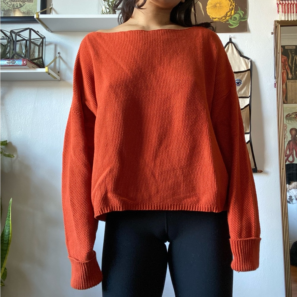 The French Connection Orange Knit Sweater